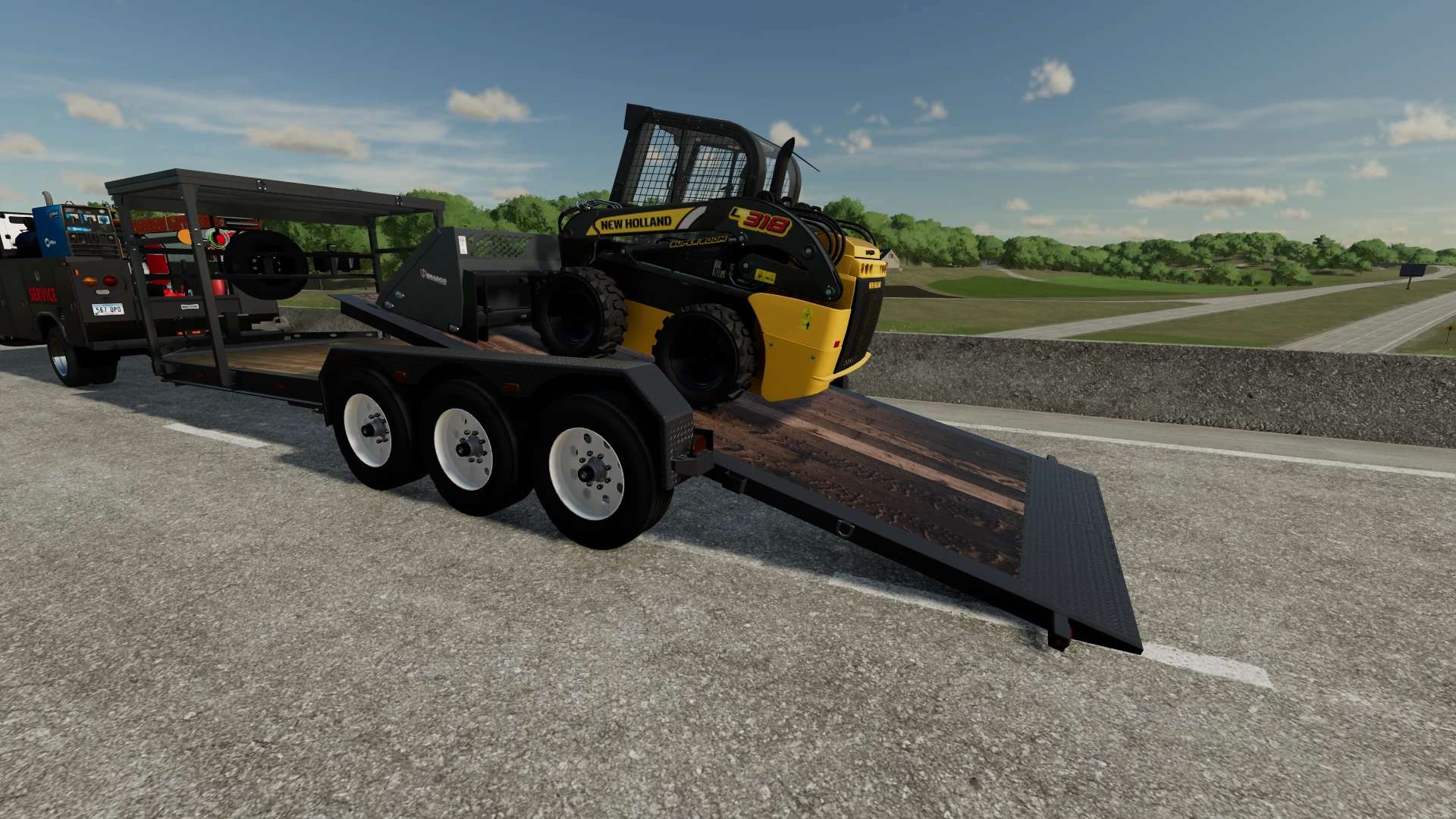 Felling Tilt Deck Trailer V Fs Mod Fs Mod