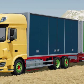 DAF XF 106 LKW Paket Anhänger v1 0 0 0 FS25 Mod FS22 Mod