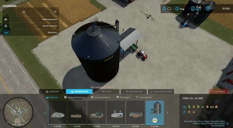 Produktionen Pack V11 Landwirtschafts Simulator 22 Mod Fs22 Mod 9305