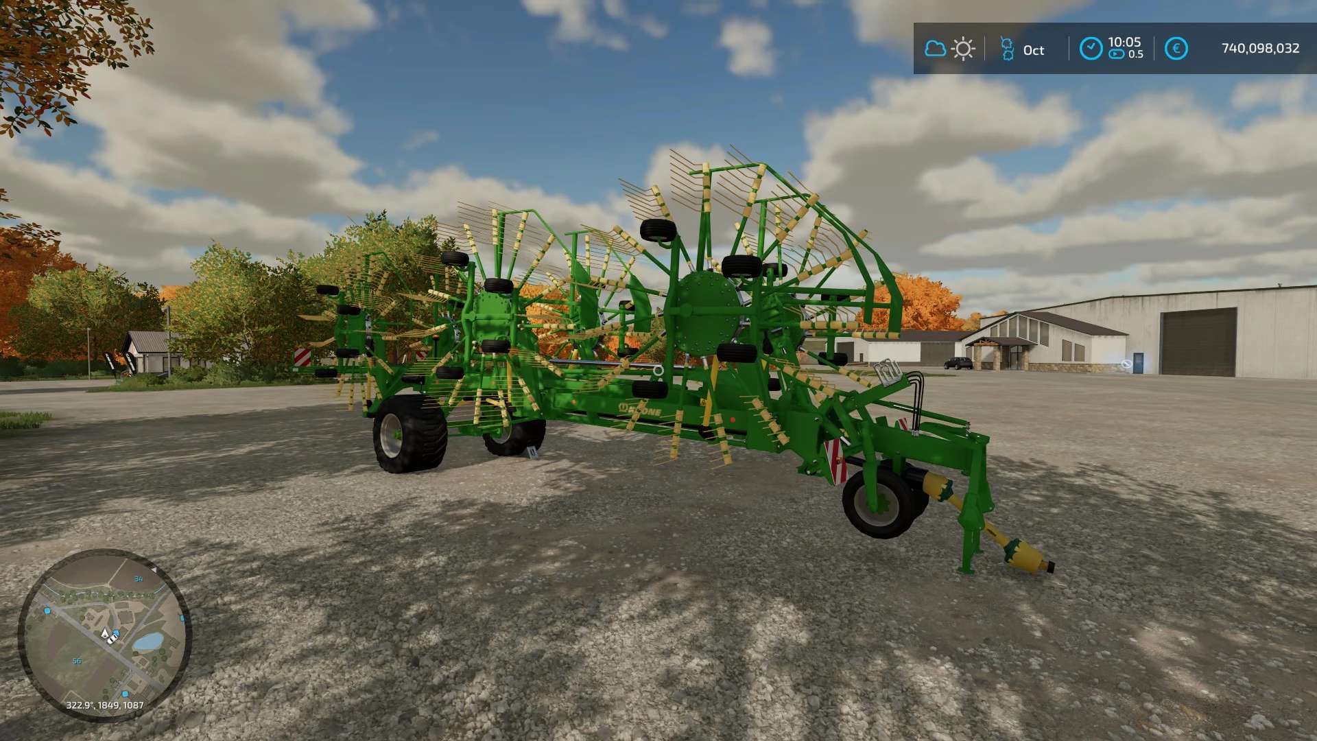 Krone Swadro 2000 V1001 Landwirtschafts Simulator 22 Mod Fs22 Mod 0735