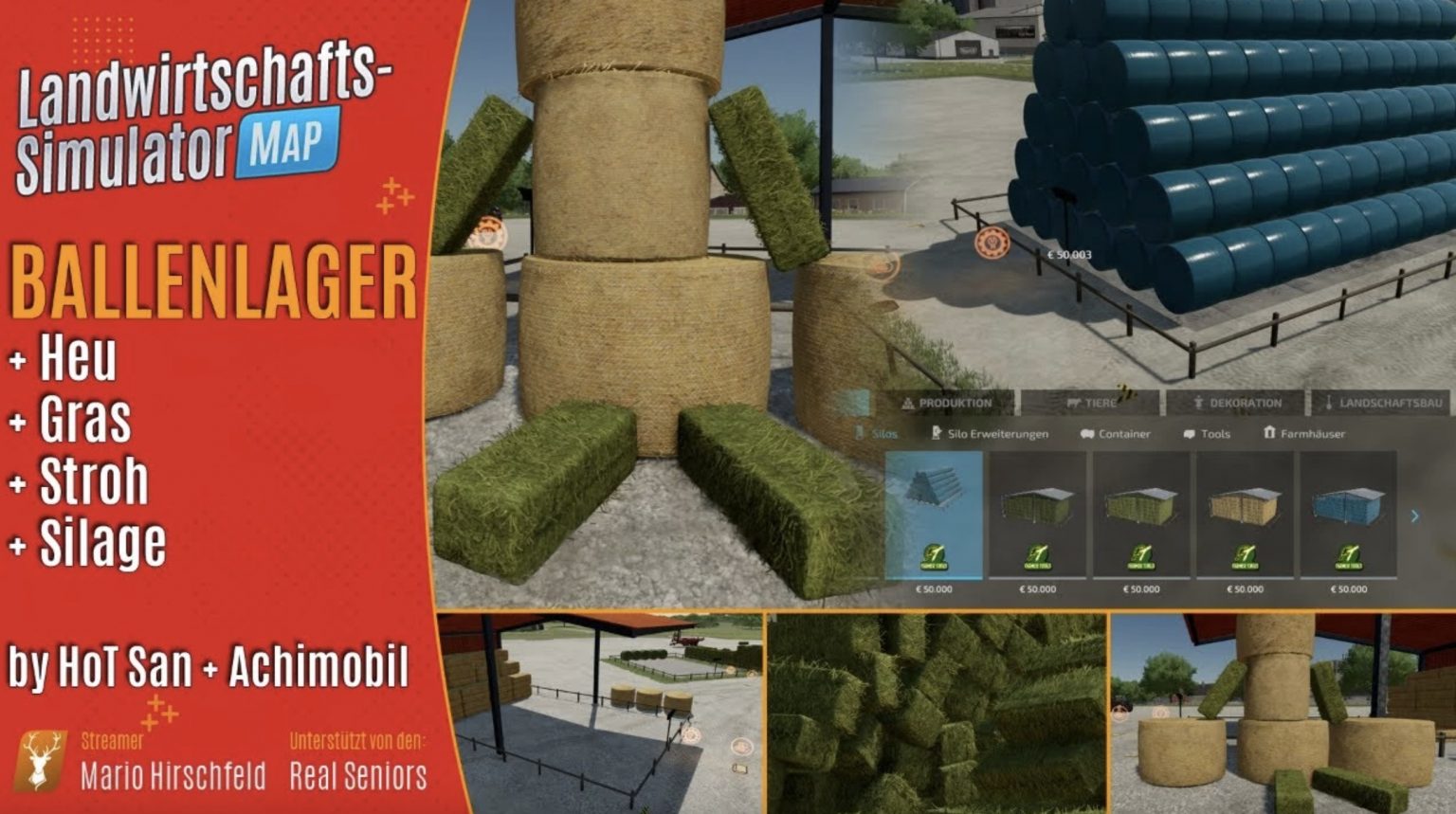 Ballenlager V1200 Landwirtschafts Simulator 22 Mod Fs22 Mod 7704