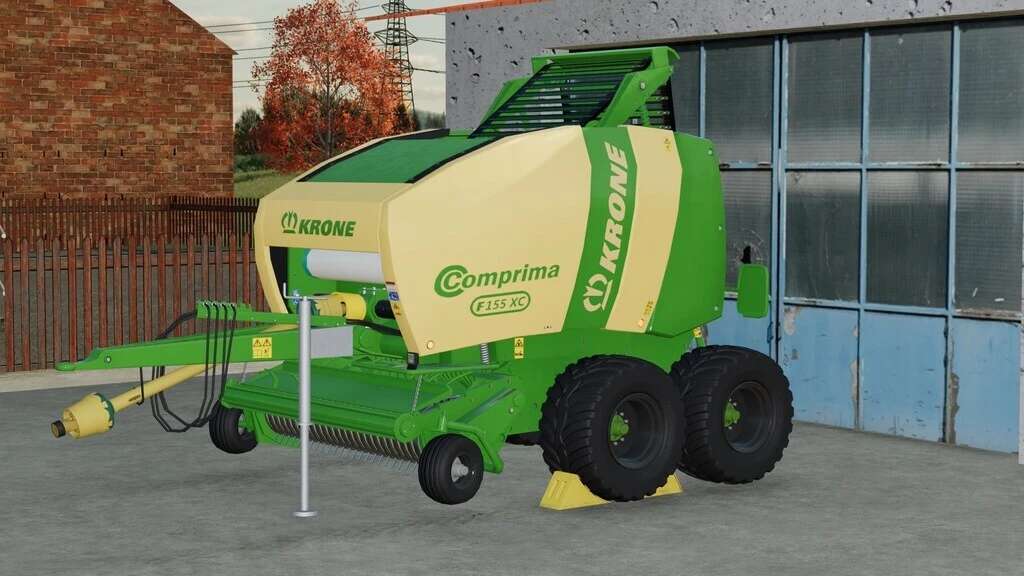 Krone Comprima F155 Xc V1100 Landwirtschafts Simulator 22 Mod Fs22 Mod 3926