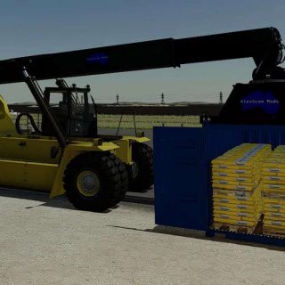 Container Reach Stacker v1.0.0.0 | FS25 Mod | FS22 Mod