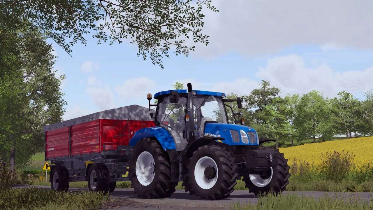 New Holland T6 Alte Gen V1001 Landwirtschafts Simulator 22 Mod Fs22 Mod 9348