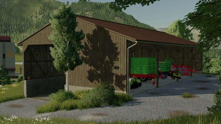 Bunkersilo Mit Dach V1000 Landwirtschafts Simulator 22 Mod Fs22 Mod 7015