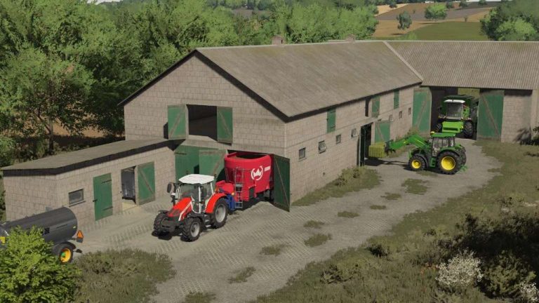 Gro Er Wei Er Kuhstall V Landwirtschafts Simulator Mod