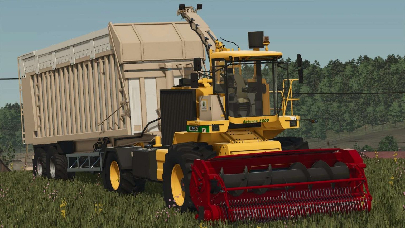 CMC Saturne 5800 Feldhäcksler v1.0.0.0 | FS25 Mod | FS22 Mod