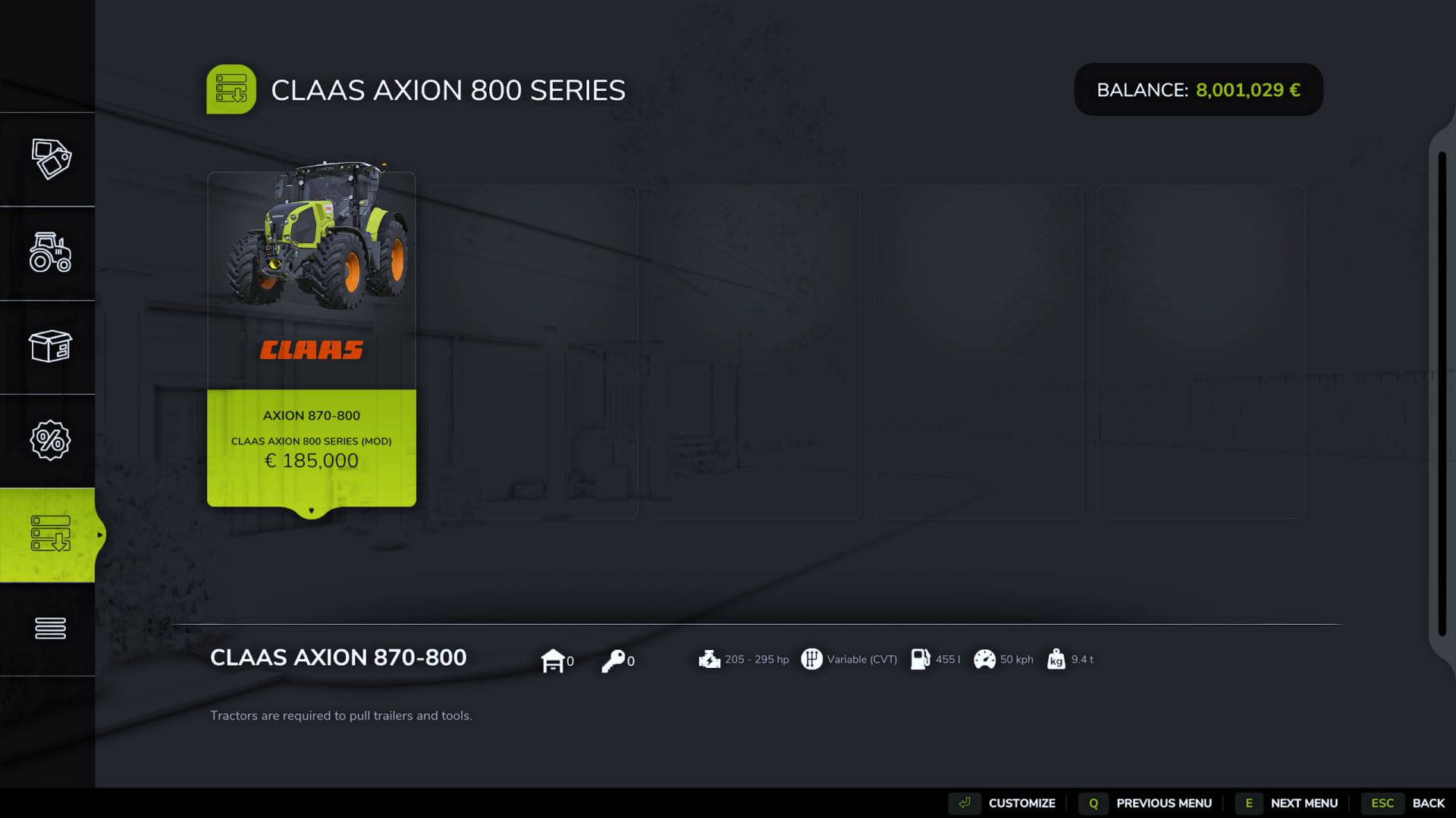 Claas Axion 800 Serie EU & US V1.2.0.0 thumbnail 5