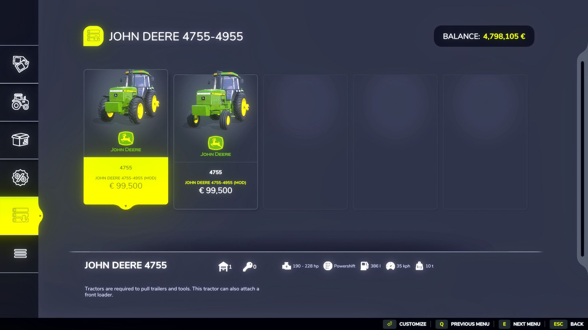 John Deere 4755-4955 Überarbeitete Version V1.2.0.0 thumbnail 4