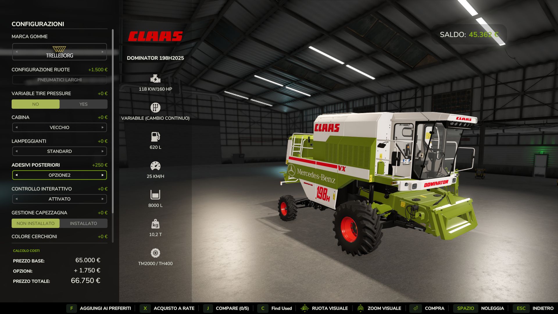 Claas Dominator 198H 2025 V1.0.0.1 thumbnail 6