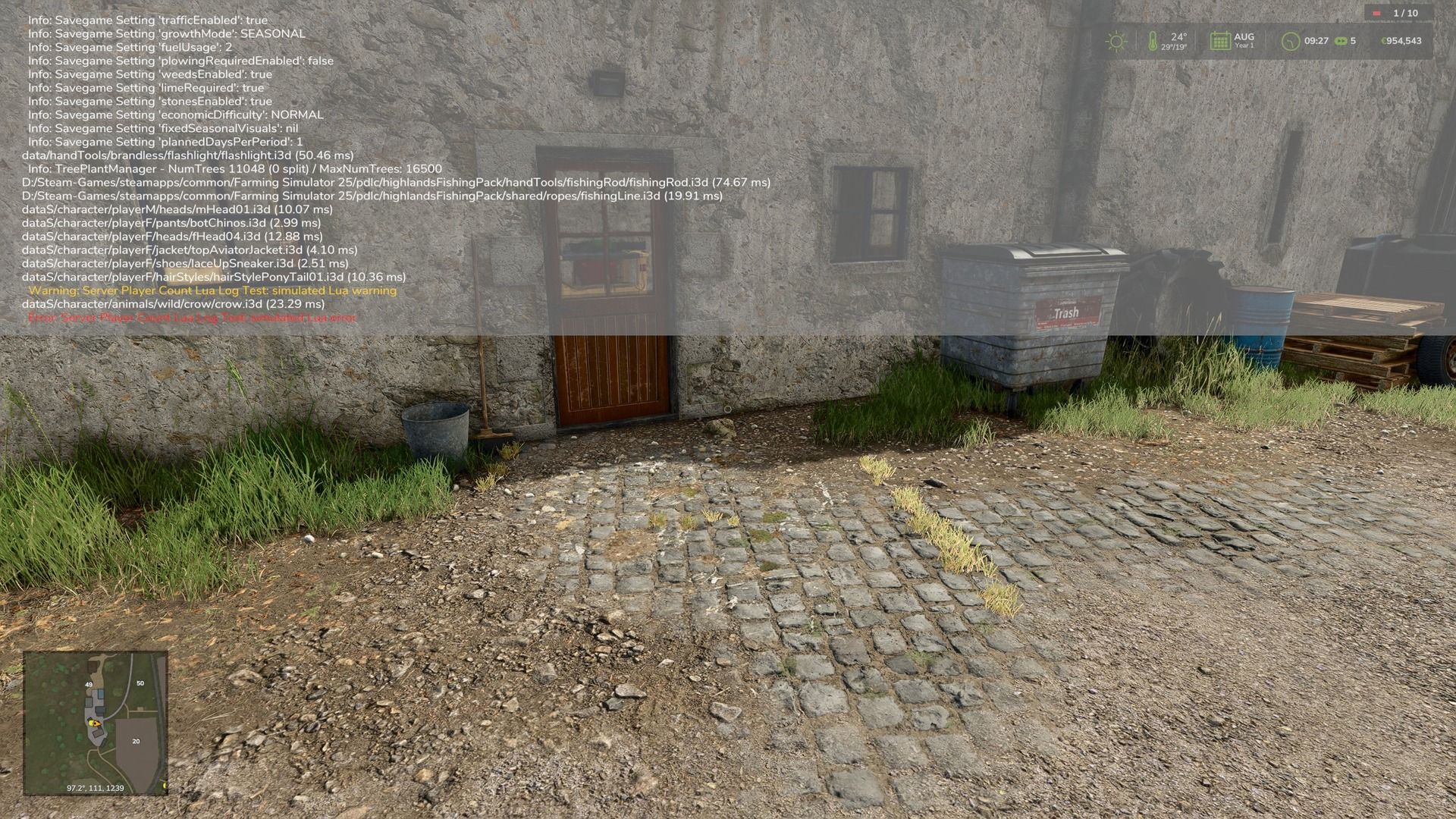 Anzahl der Spieler auf Servern V1.1.1.0