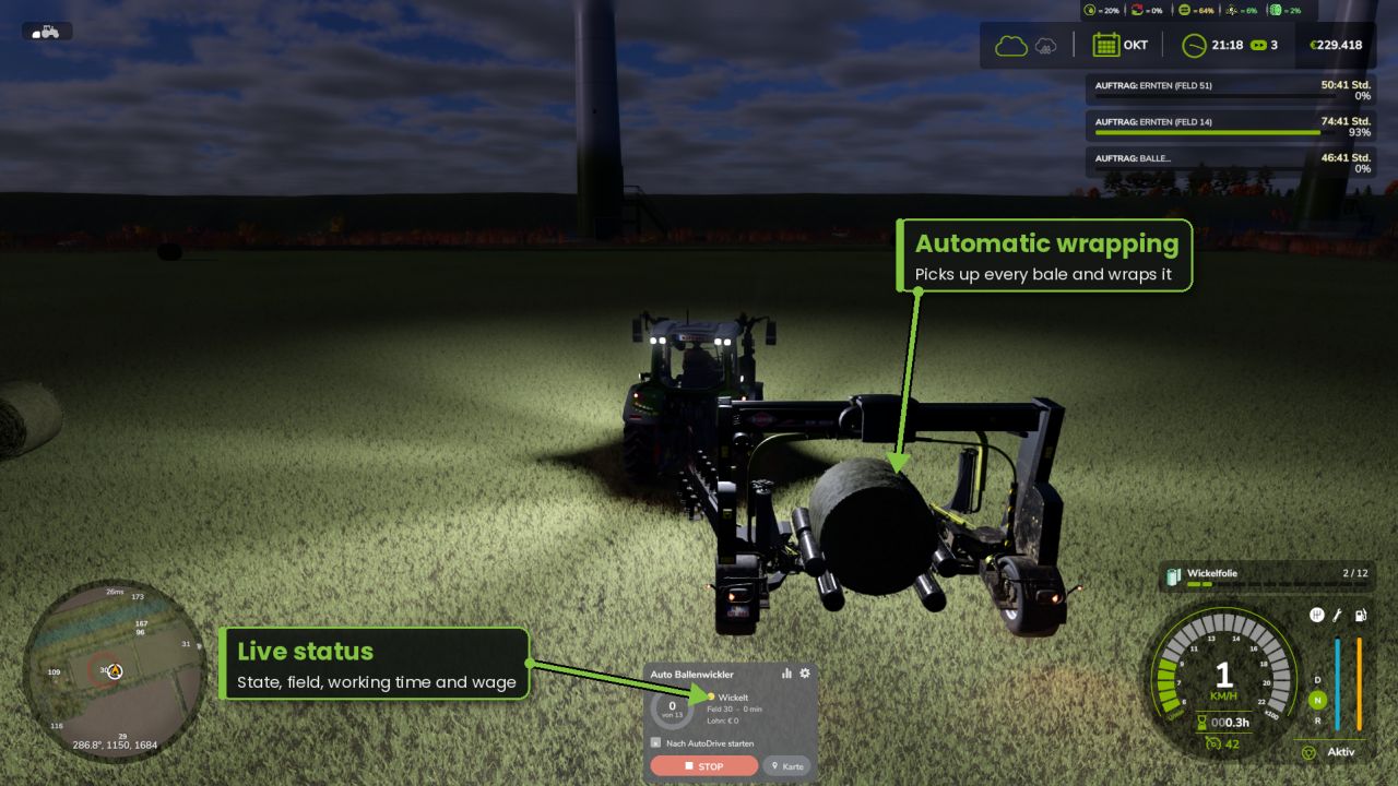 Automatische Ballenwickelmaschine V1.2.0.0 thumbnail 3