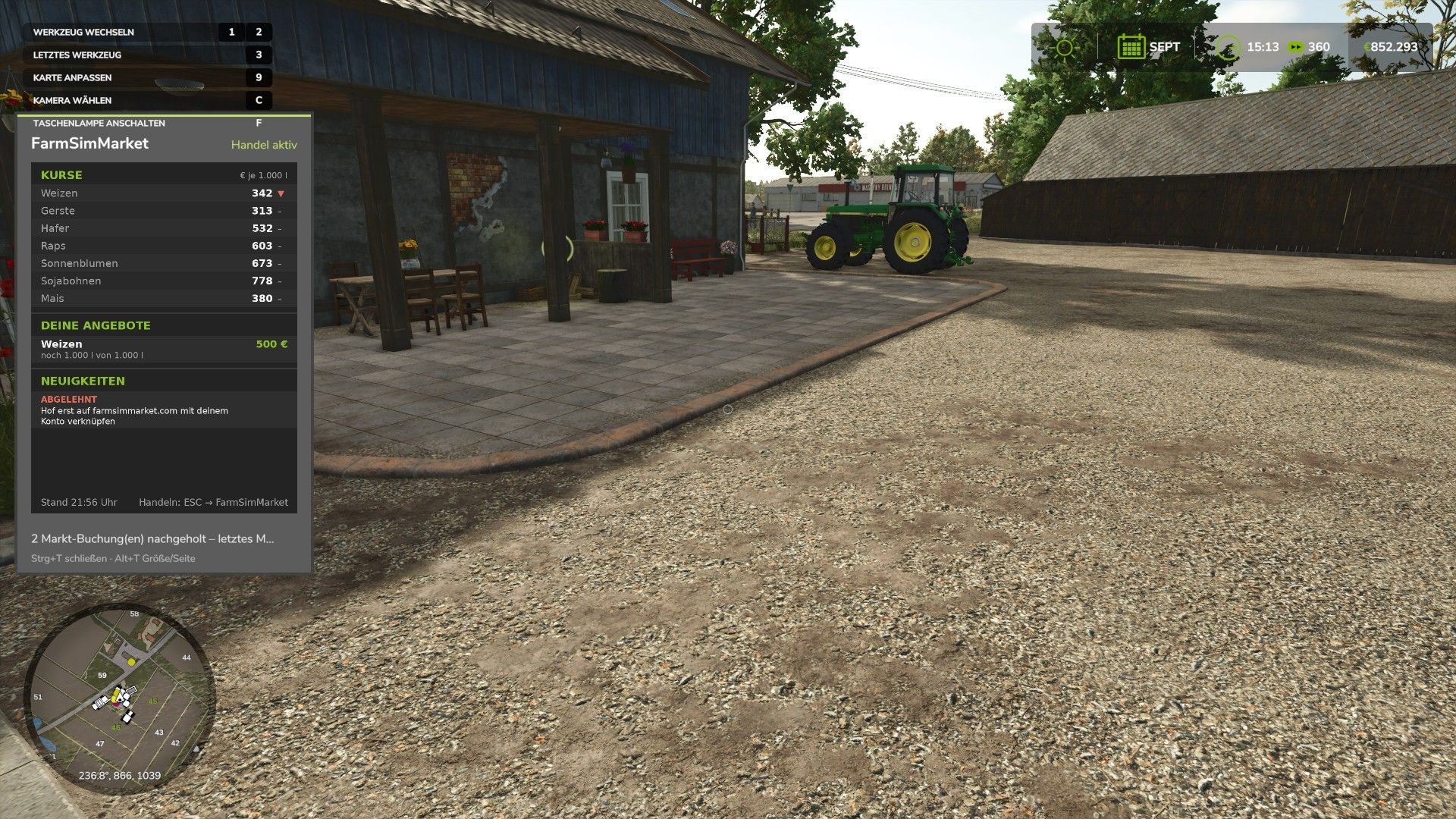 FarmSimMarket – Spielermarkt & Ranglisten BETA 7 v1.0.0.0 thumbnail 5