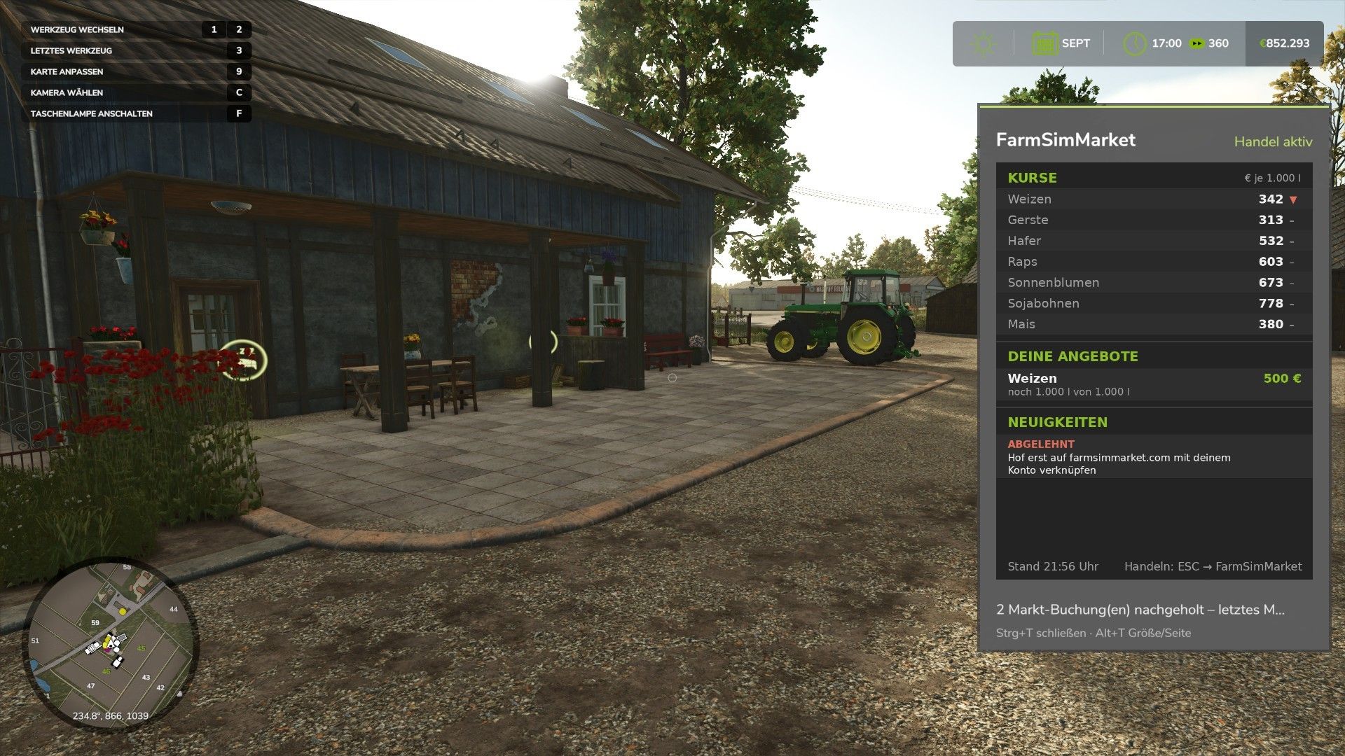 FarmSimMarket – Spielermarkt & Ranglisten BETA 7 v1.0.0.0 thumbnail 3